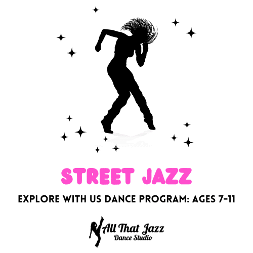 street jazz dance class for Explore with us dance at All That Jazz