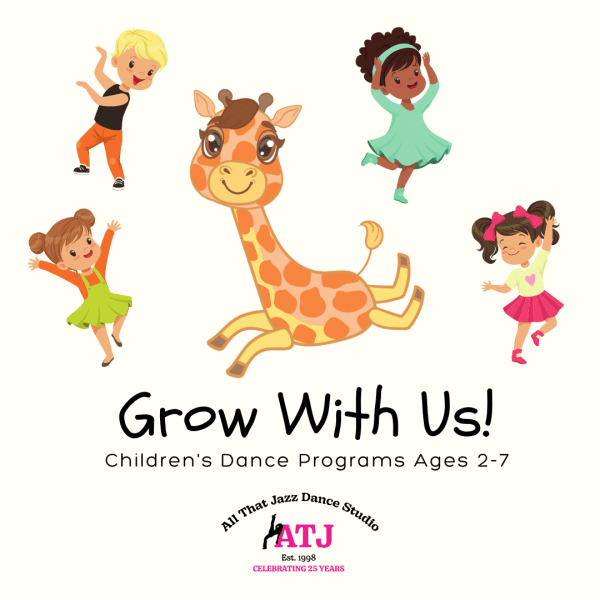 Grow with Us Children's dance program at All That Jazz in Newton
