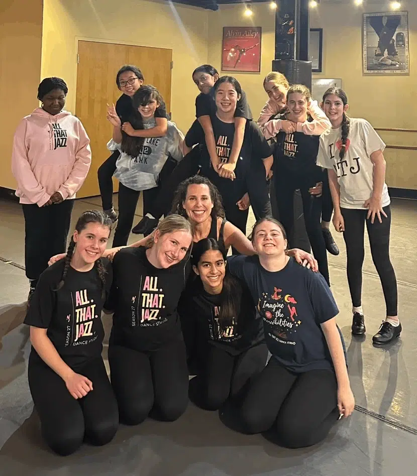 Dance Class Group Photo At All That Jazz Studio