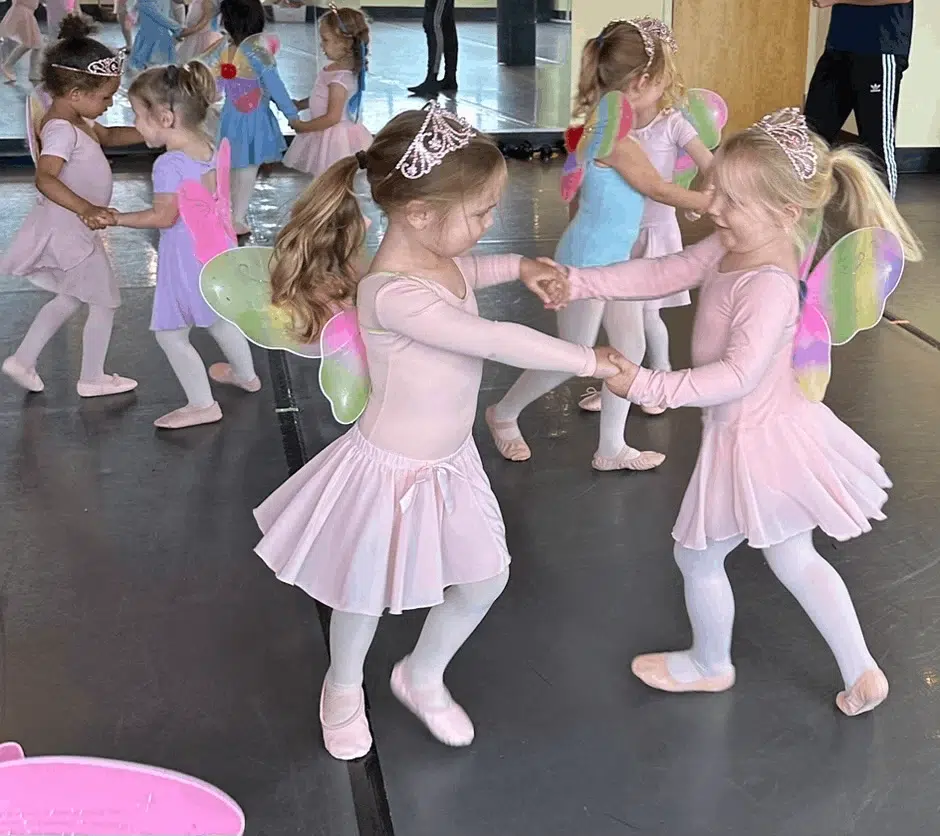 Fairy-Themed Ballet Class For Young Girls