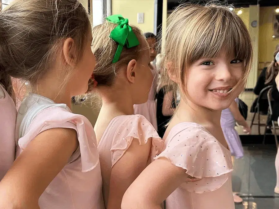 Shining Stars, Grow With Us In General - Joyful Ballerina Smiles During Dance Class - ATJ