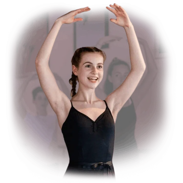 All That Jazz Dance Studio Ballet Dancers With Subtle Duotone Faded Background All That Jazz Dance Studio Ballet Dancers With Subtle Duotone Faded Background