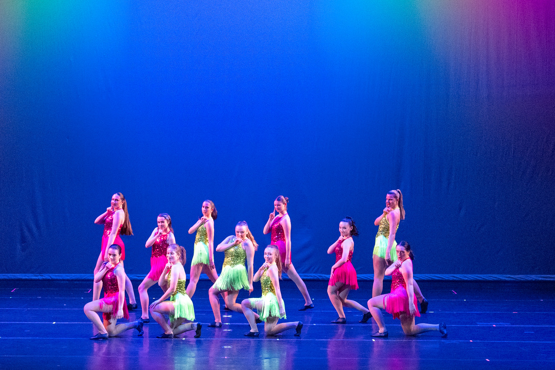 teen jazz fusion dancers at All That Jazz